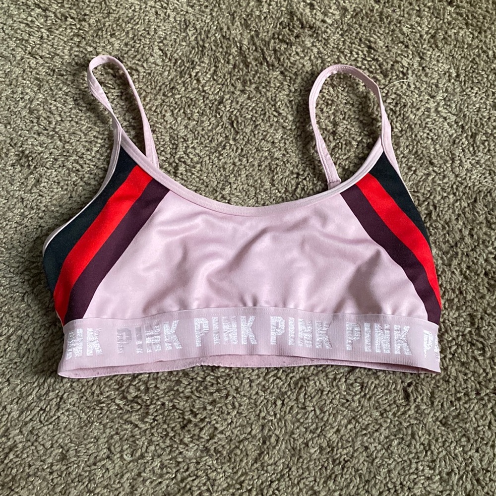 Pink VS sports bra